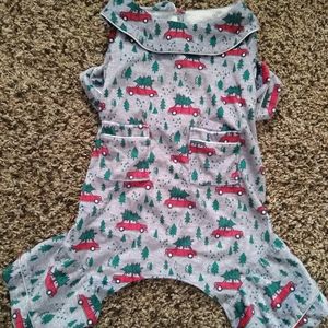 NWT Dog Sweater/jammies Flannel Large
